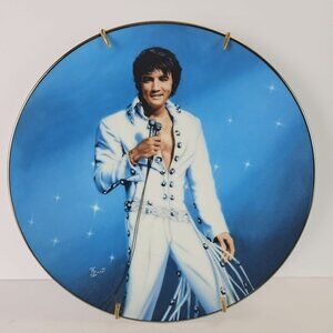 ELVIS Presley "King of Las Vegas" 1991 Delphi Collector's Plate